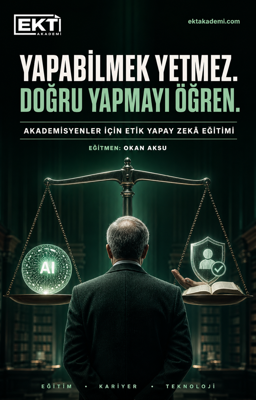 Akademisyenler İçin Etik Yapay Zekâ Eğitimi program görseli