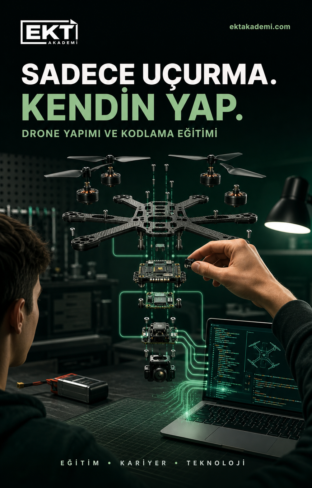 Drone Yapımı ve Kodlama Eğitimi program görseli
