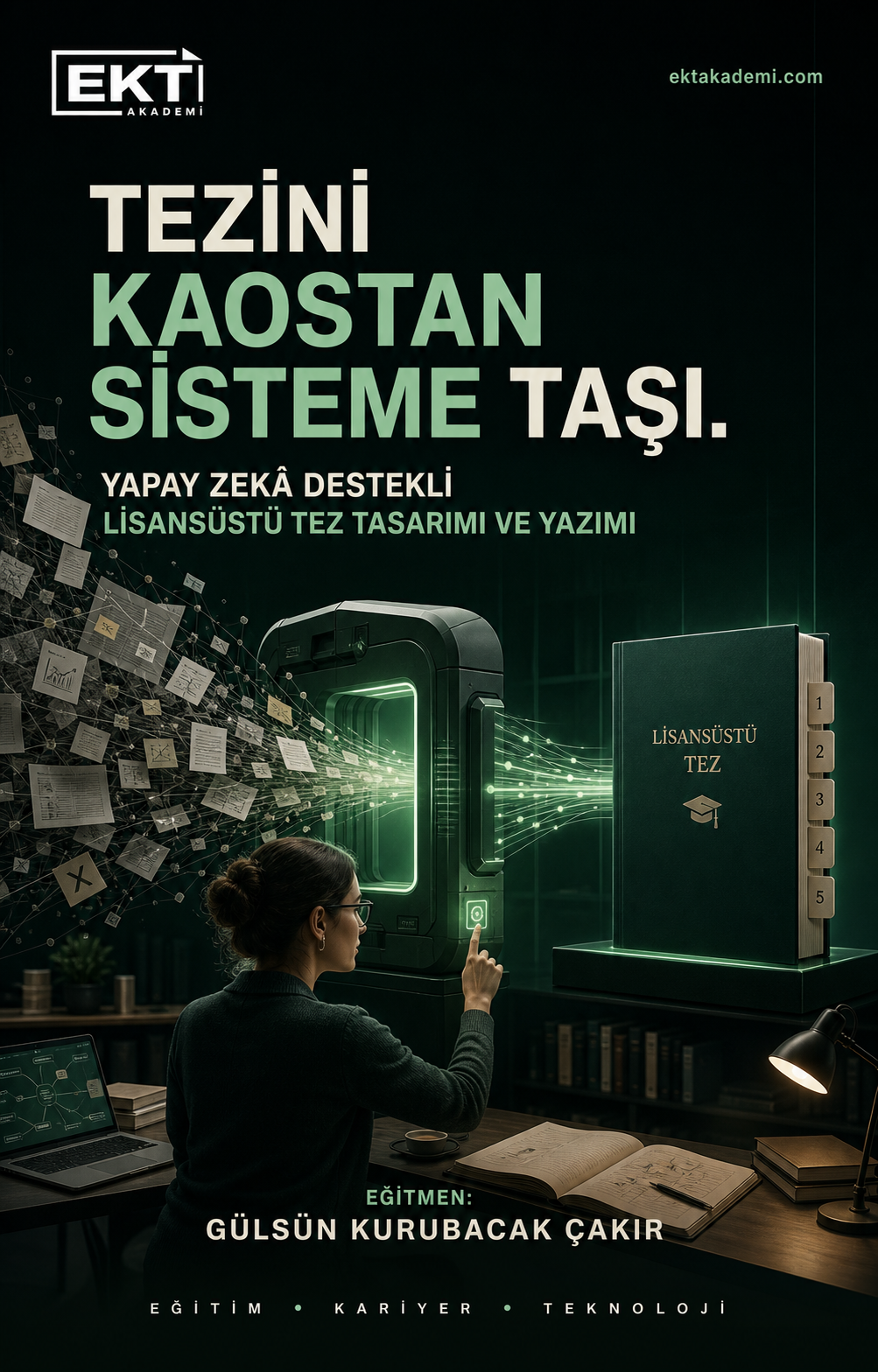 Yapay Zekâ Destekli Lisansüstü Tez Tasarımı ve Yazımı program görseli