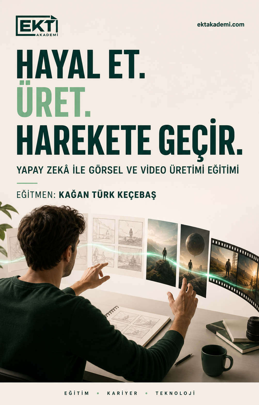 Yapay Zekâ ile Görsel ve Video Üretimi Eğitimi program görseli